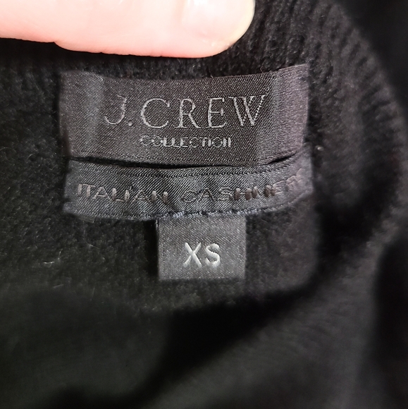 J. Crew Collection Italian Cashmere Sweater in Black - Picture 5 of 7